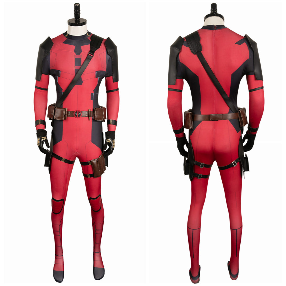 Wade Wilson Deadpool Jumpsuit X-Men Origins: Wolverine Cosplay Outfits