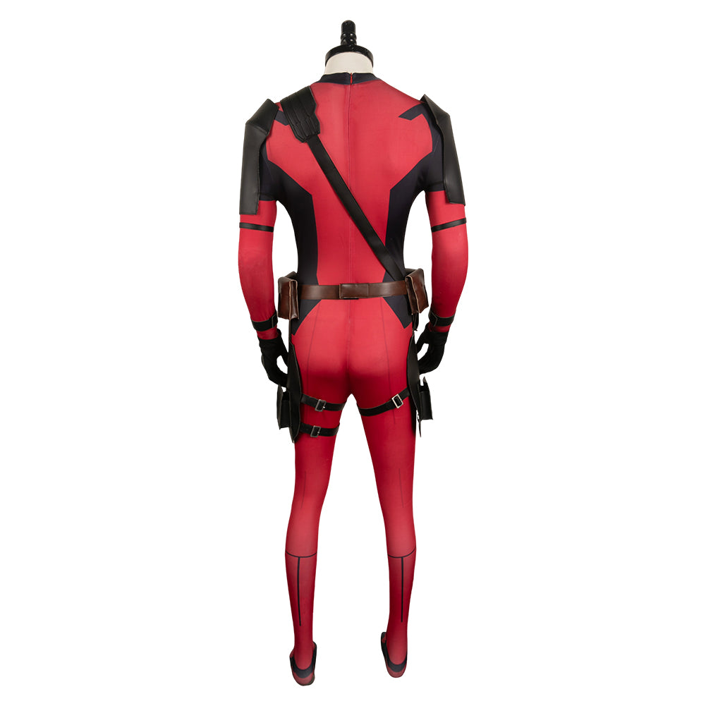 Wade Wilson Deadpool Jumpsuit X-Men Origins: Wolverine Cosplay Outfits