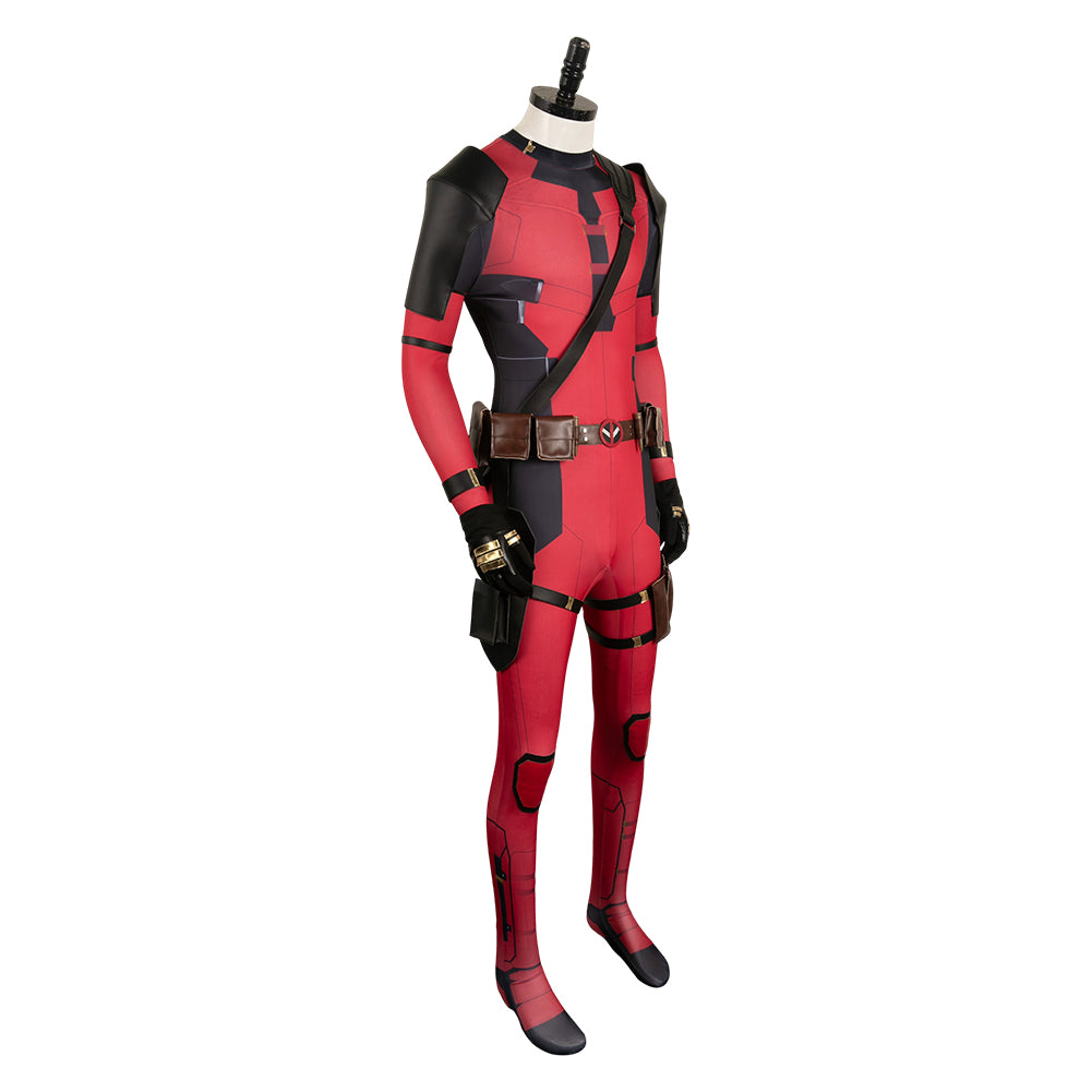 Wade Wilson Deadpool Jumpsuit X-Men Origins: Wolverine Cosplay Outfits