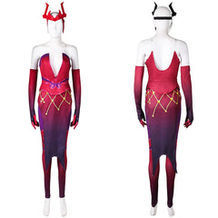 Wanda Maximoff Scarlet Witch Hexenkostüm Cosplay Outfits