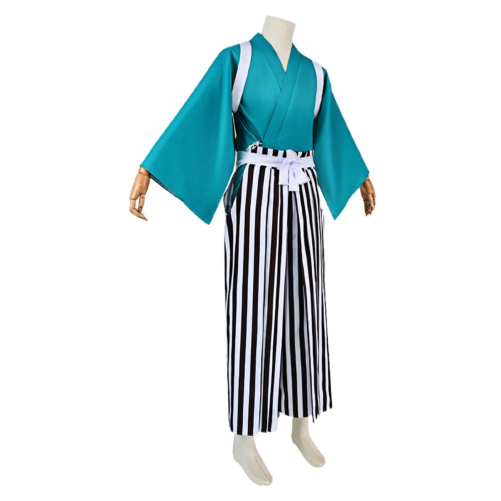 Wano Country Arc Usopp blau Kimono One Piece Usopp Cosplay Outfit