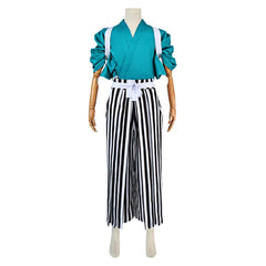 Wano Country Arc Usopp blau Kimono One Piece Usopp Cosplay Outfit