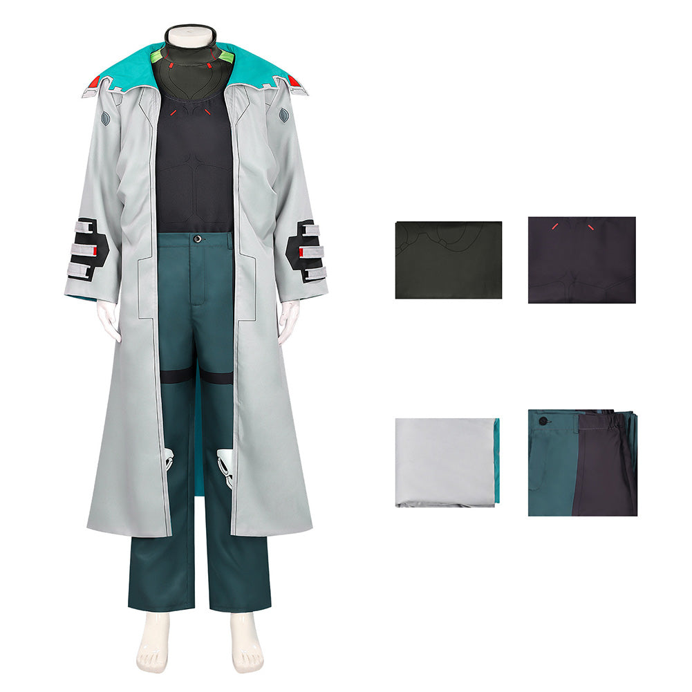 Weak Kingsley Kostüm Set Cyberpunk: Edgerunners Kingsley Cosplay Outfit