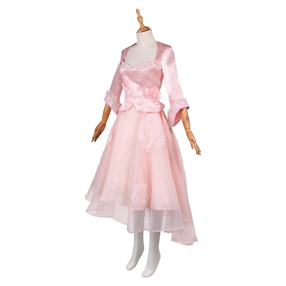 Wicked For Good Glinda rosa Kleid Cosplay Outfits