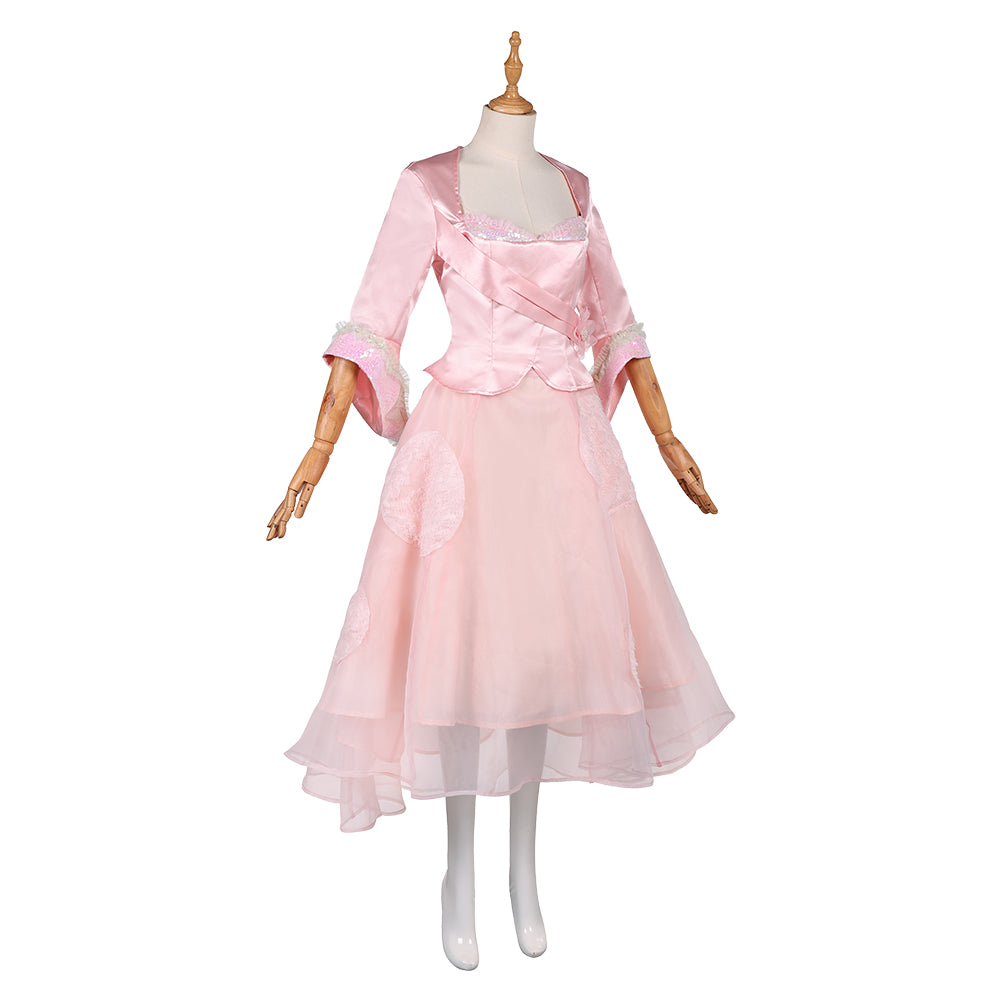 Wicked For Good Glinda rosa Kleid Cosplay Outfits