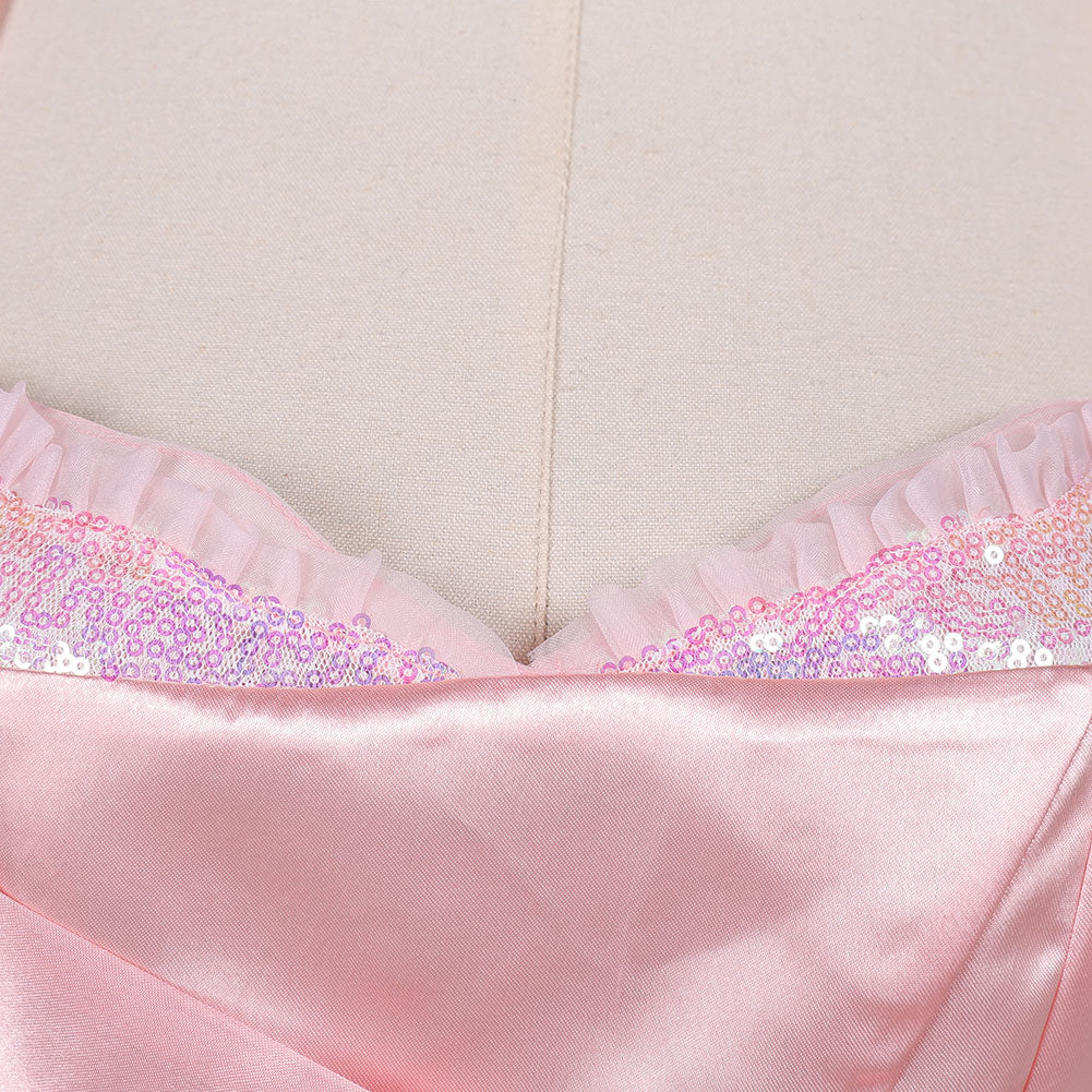 Wicked For Good Glinda rosa Kleid Cosplay Outfits