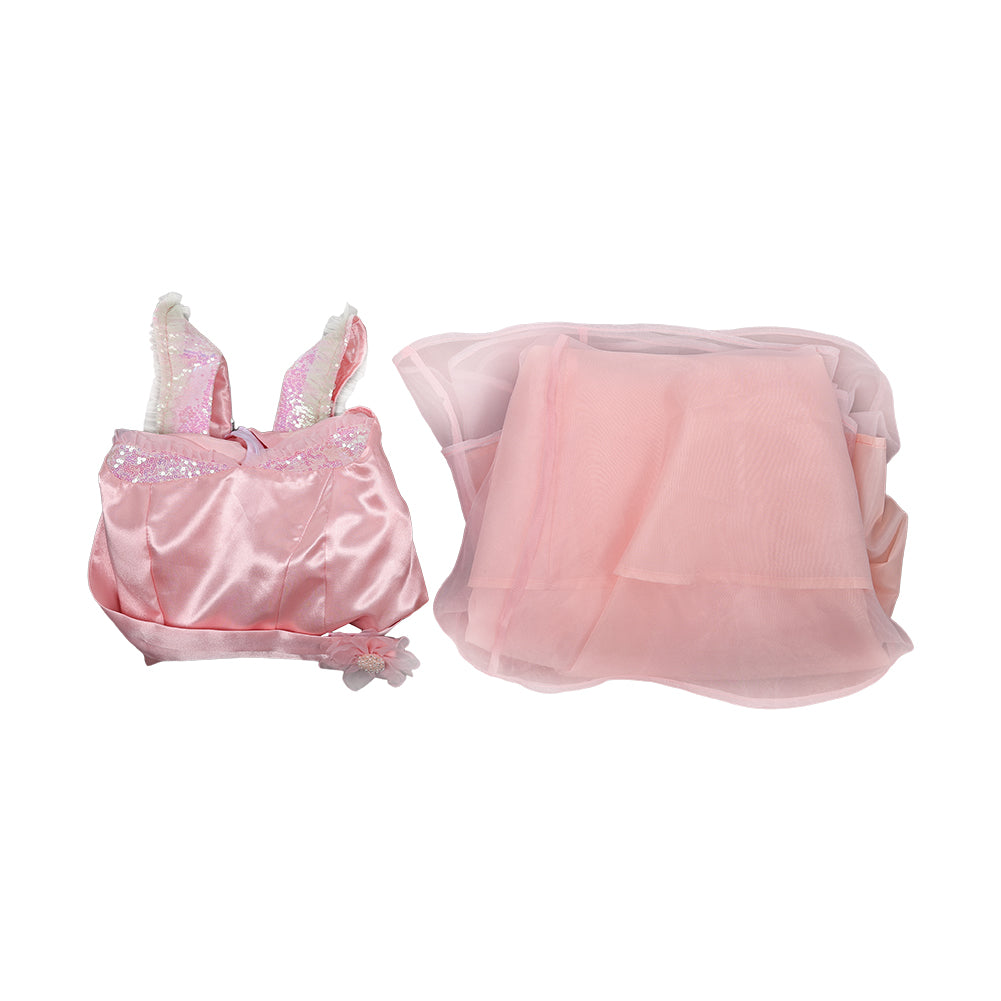 Wicked For Good Glinda rosa Kleid Cosplay Outfits