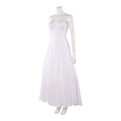 Wicked for Good Glinda weiß Kleid Glinda Cosplay Outfit