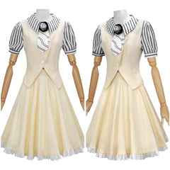 Wicked: For Good 2025 Glinda gelb Uniform Cosplay Kostüm