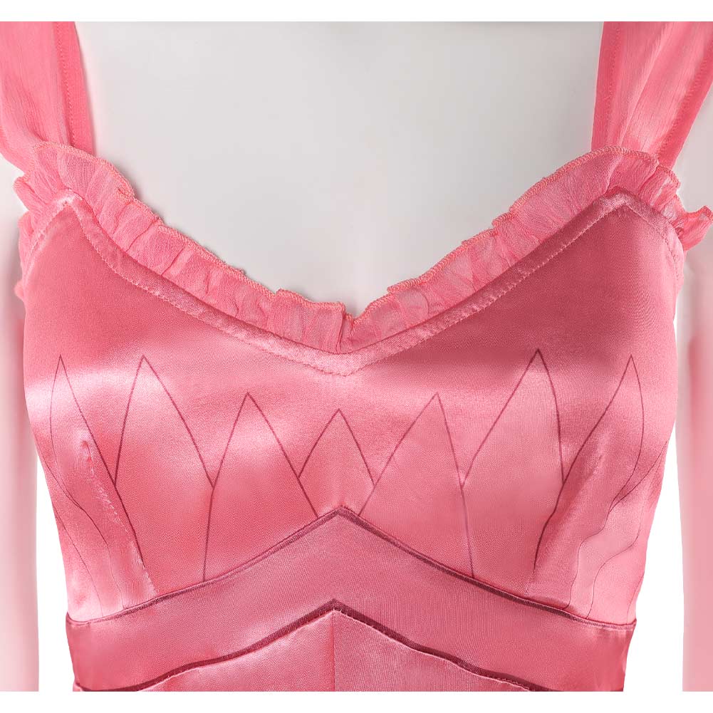 Wicked: For Good 2025 Glinda rosa Nachthemd Cosplay Outfits