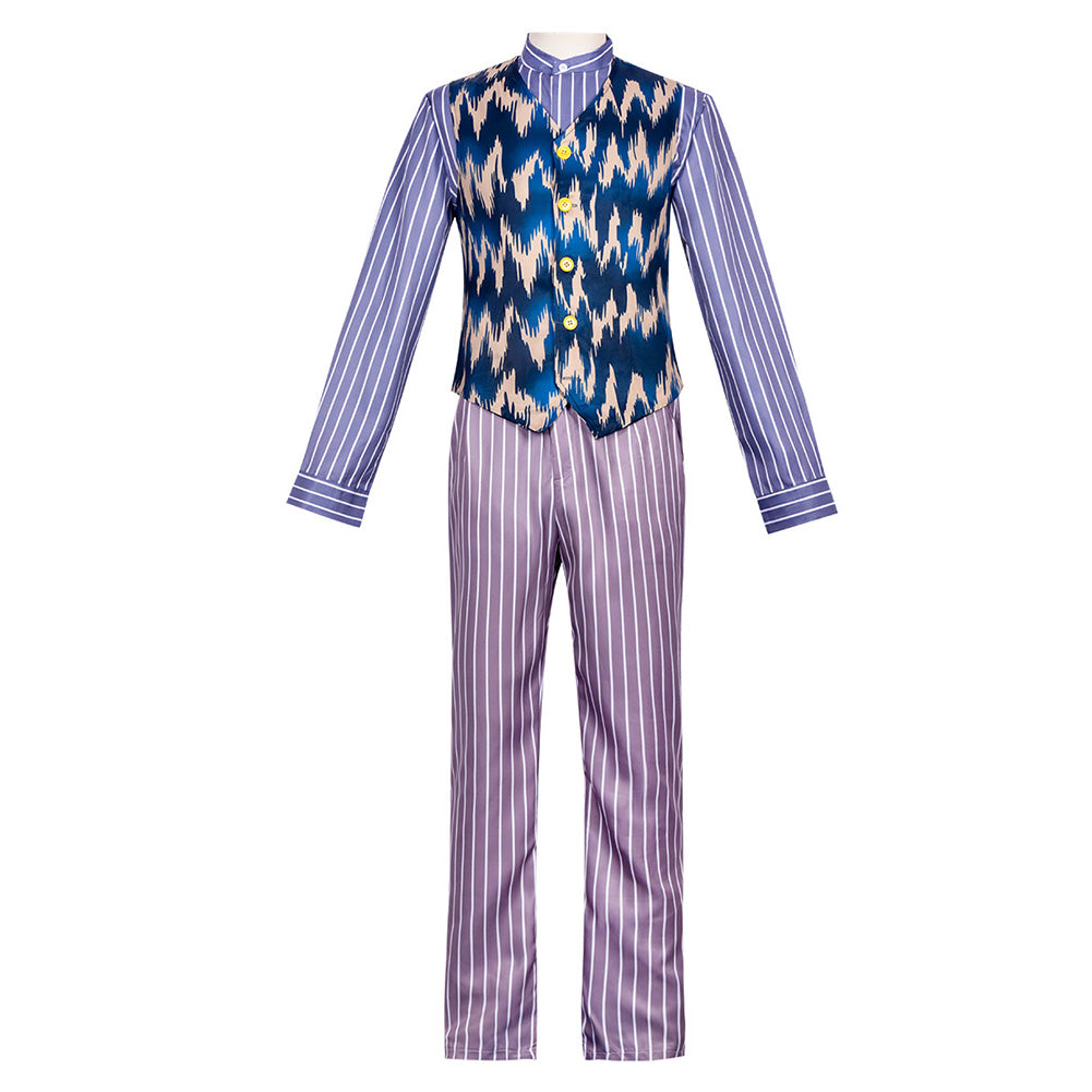 Willy Wonka rot Kostüm Charlie und die Schokoladenfabrik Wonka Cosplay Outfit