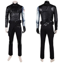 Winnersolder schwarz Kostüm Set Thunderbolts Bucky Bames Cosplay Outfits