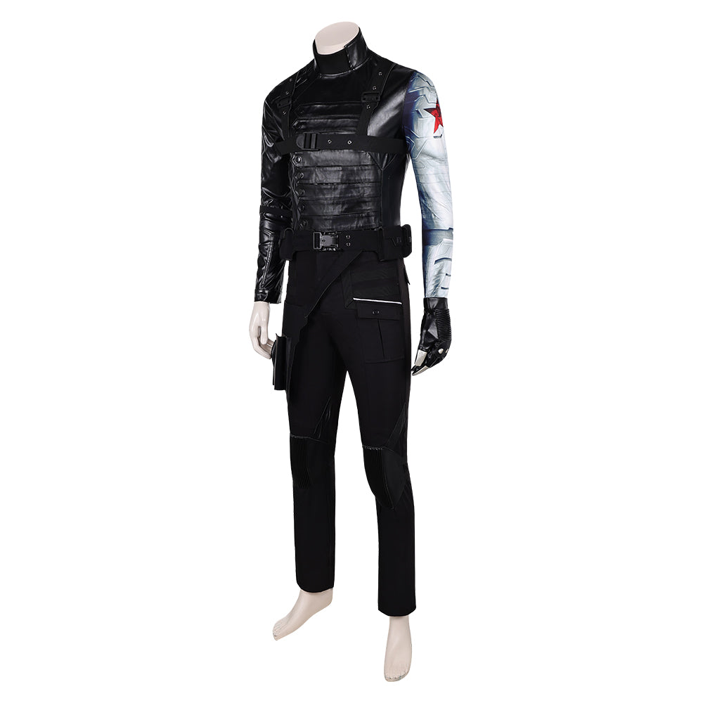 Winnersolder schwarz Kostüm Set Thunderbolts Bucky Bames Cosplay Outfits