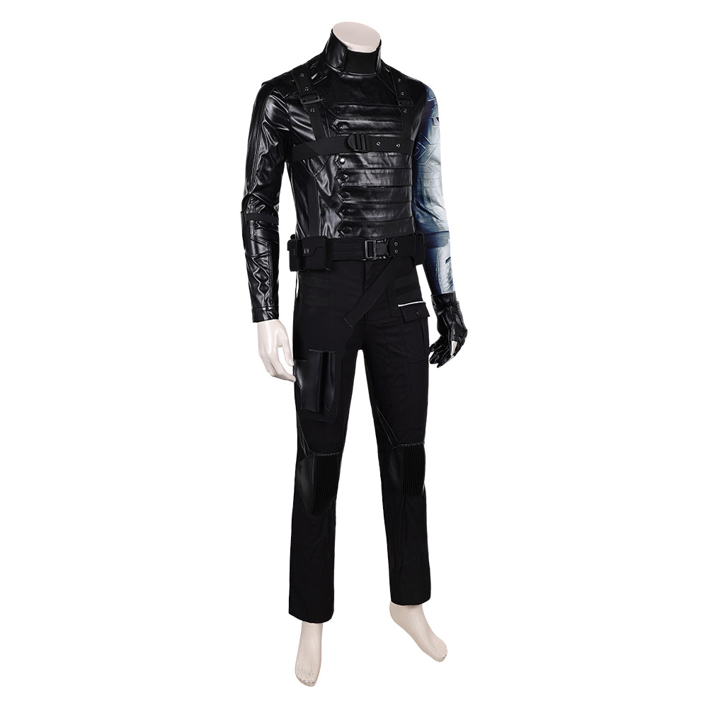 Winnersolder schwarz Kostüm Set Thunderbolts Bucky Bames Cosplay Outfits
