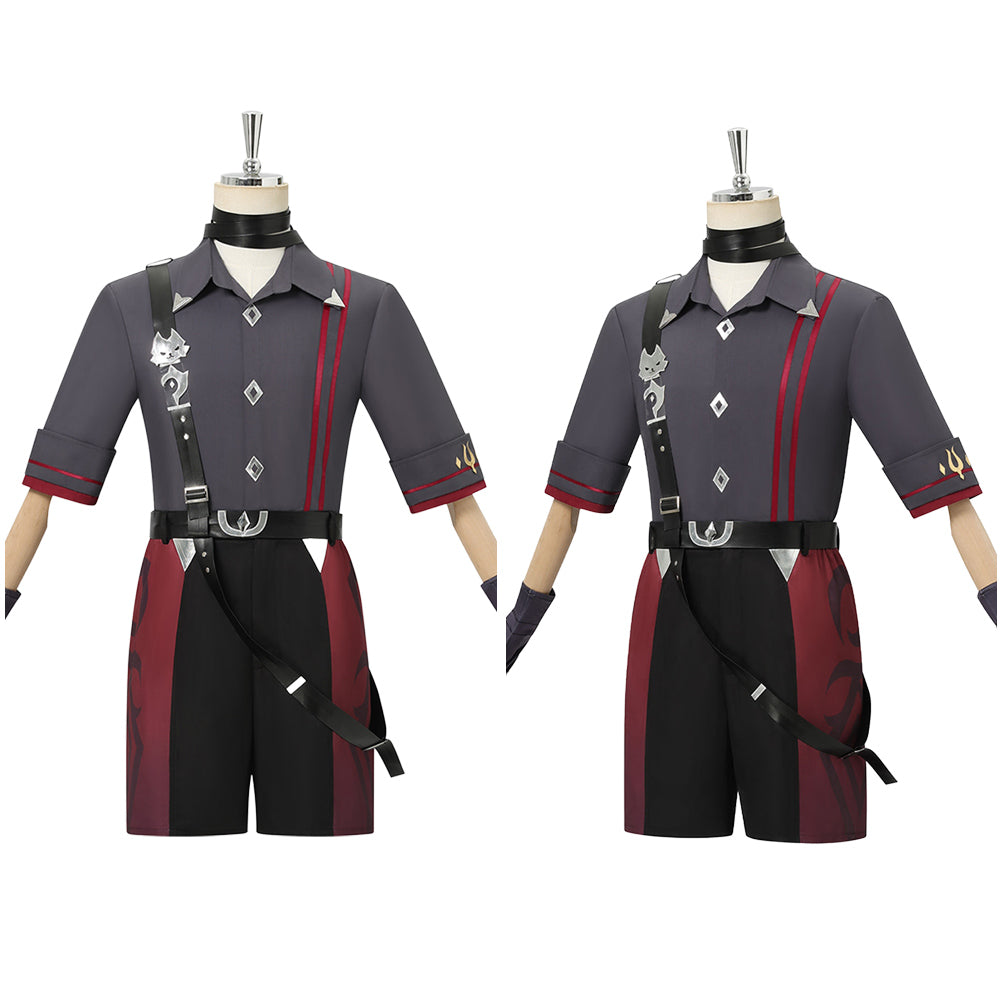 Wriothesley Kostüm Set Genshin Impact Wriothesley Cosplay Outfit