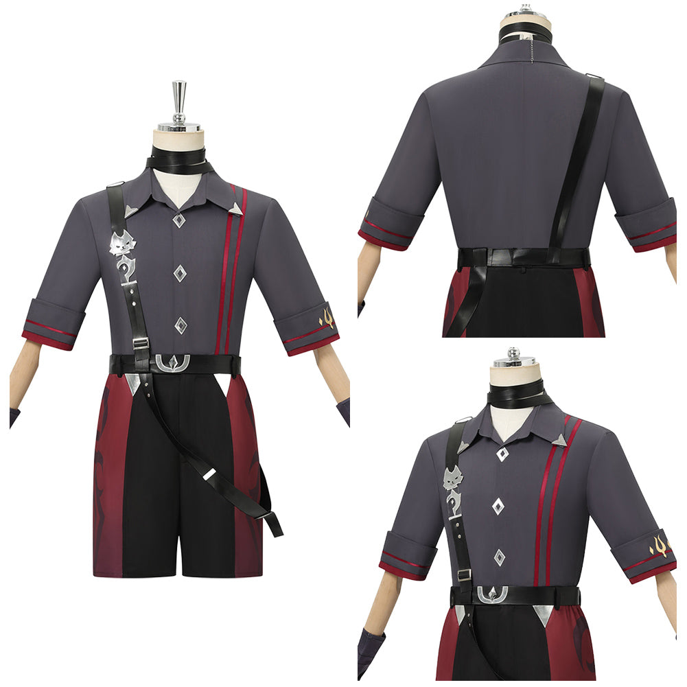 Wriothesley Kostüm Set Genshin Impact Wriothesley Cosplay Outfit