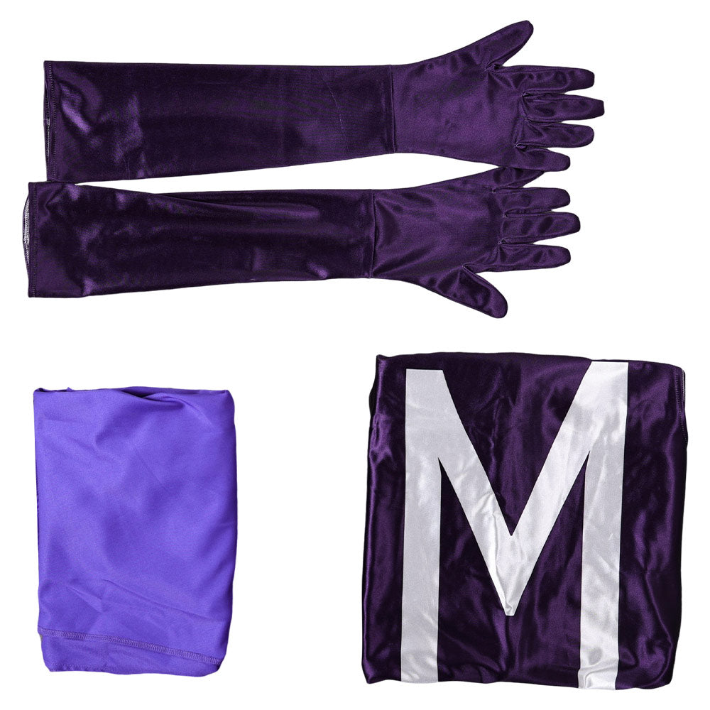 X-Men '97 Magneto lila Cosplay Kostüm Set Outfits