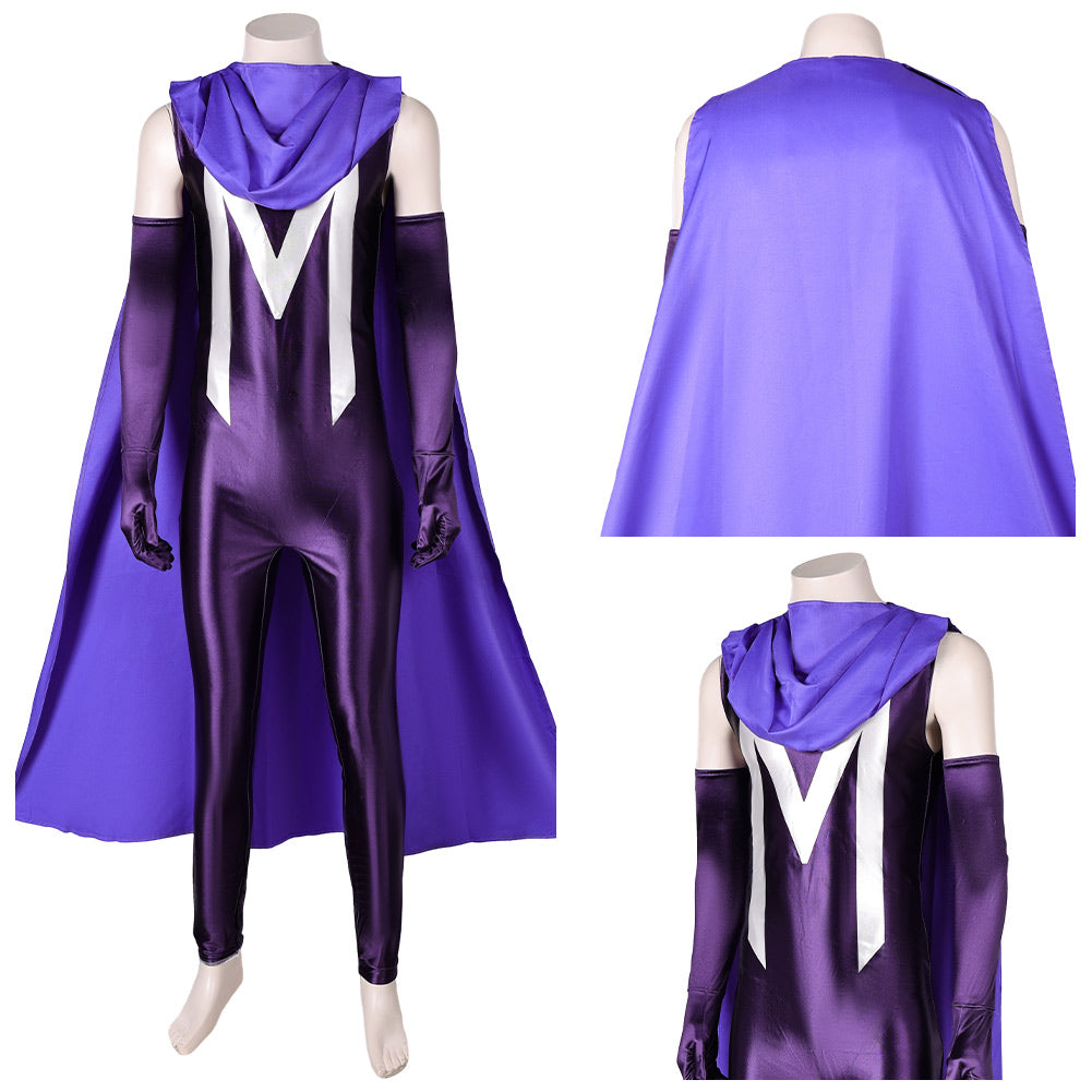 X-Men '97 Magneto lila Cosplay Kostüm Set Outfits