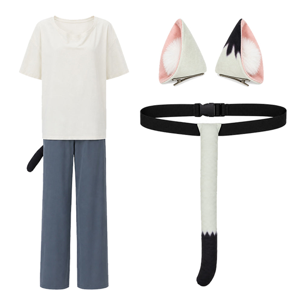 Yaniko Satō Kostüm Set Chainsmoker Cat Yaniko Satō Cosplay Outfit