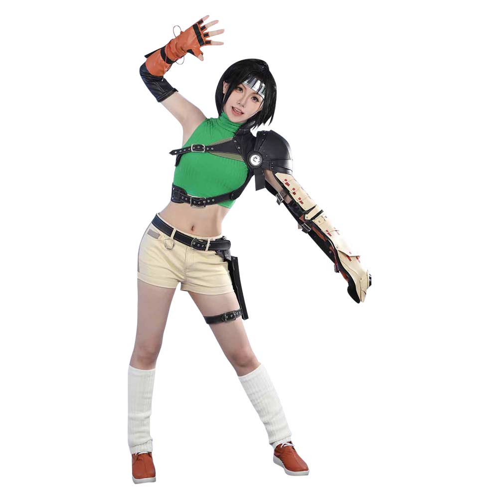 Yuffie Kisaragi Outfits Final Fantasy Cosplay Kostüm Set