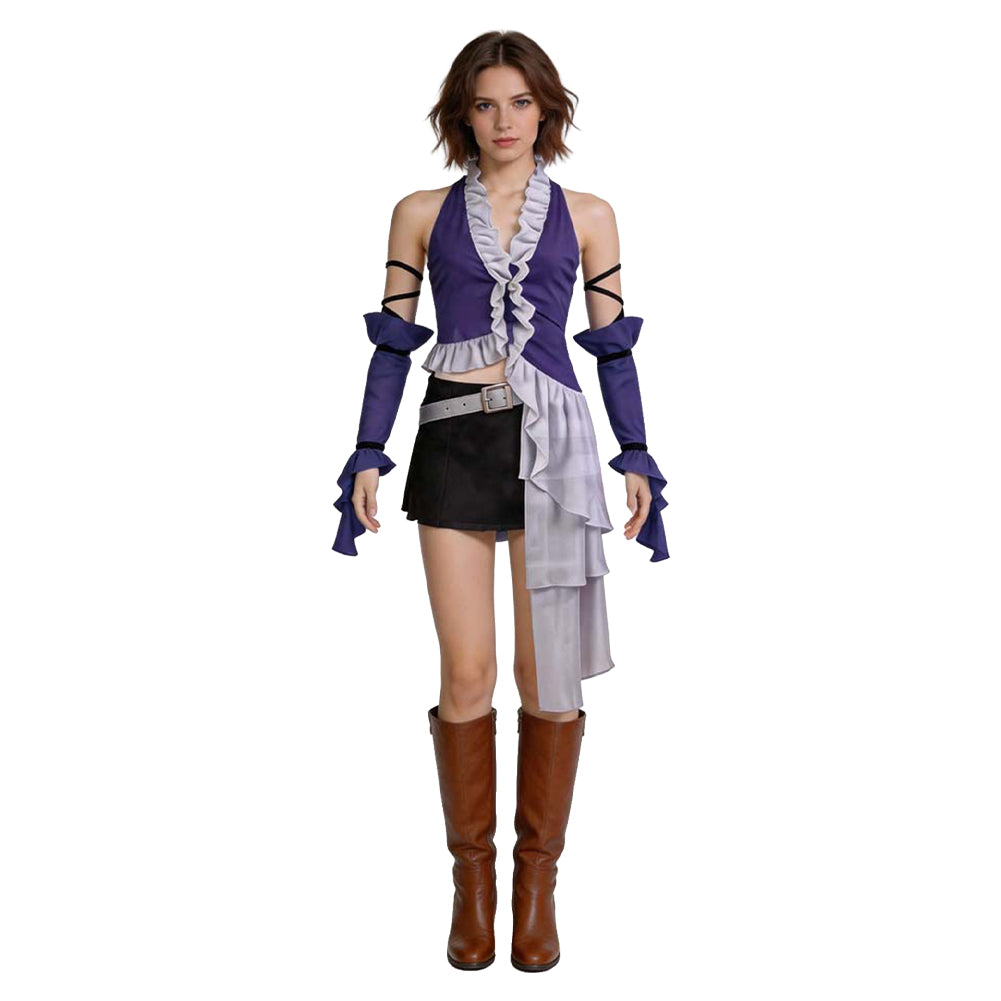 Yuna Kostüm Set Final Fantasy Yuna Cosplay Outfit 