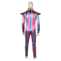 Ziggy Stardust David Bowie blau rosa gestreift Cosplay Kostüm Outfits