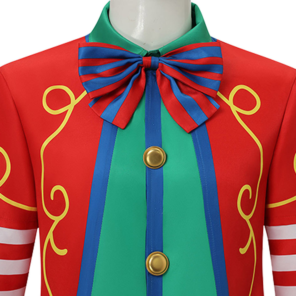 Zirkus Clown Kostüm Set Vintage Karneval Narr Cosplay Outfit