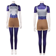 Zoe Thompson blau Kostüm Set Invincible Tech Jacket Cosplay Outfit
