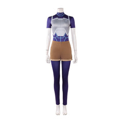 Zoe Thompson blau Kostüm Set Invincible Tech Jacket Cosplay Outfit