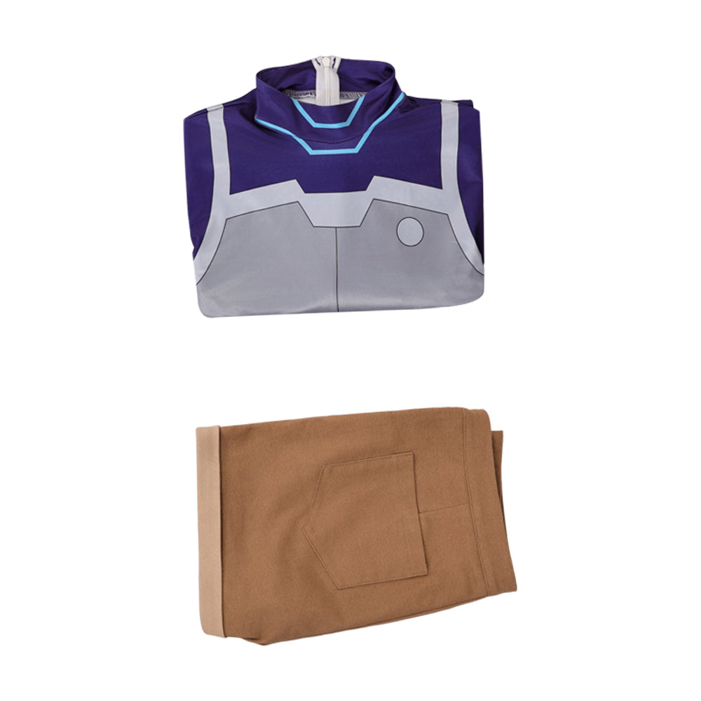 Zoe Thompson blau Kostüm Set Invincible Tech Jacket Cosplay Outfit