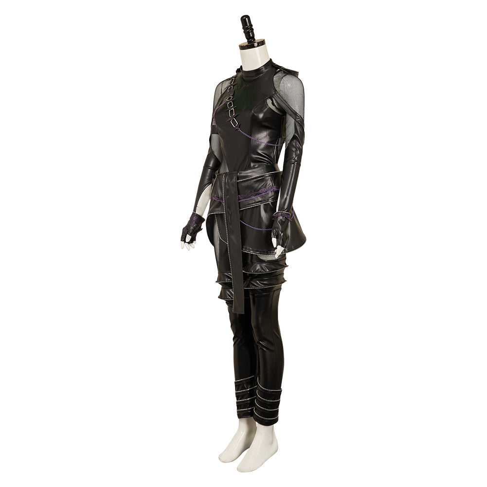 Zoey schwarz Kostüm Set Kpop Demon Hunters Huntrix Zoey Cosplay Outfits