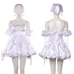 Zombie Stage AU Sua weiß Outfit Alien Stage Sua Cosplay Kostüm