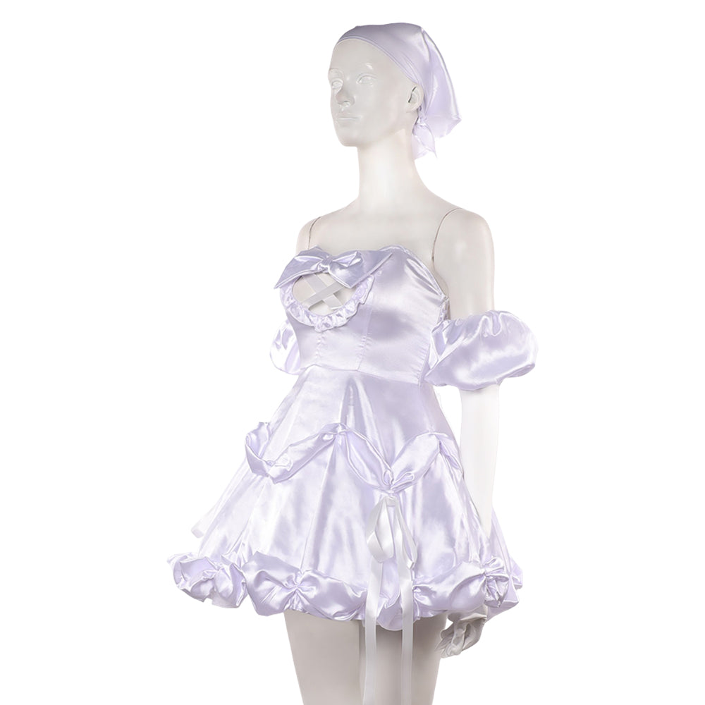 Zombie Stage AU Sua weiß Outfit Alien Stage Sua Cosplay Kostüm