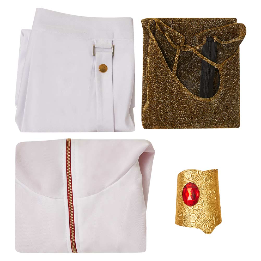 Zombies 4: Dawn of the Vampires Nova Bright weiß Kostüm Cosplay Outfits