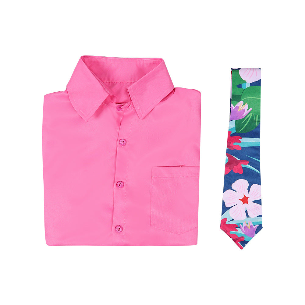 Zoomania 2025 Nick Wilde rosa Hemd Zootopia Nick Cosplay Outfits