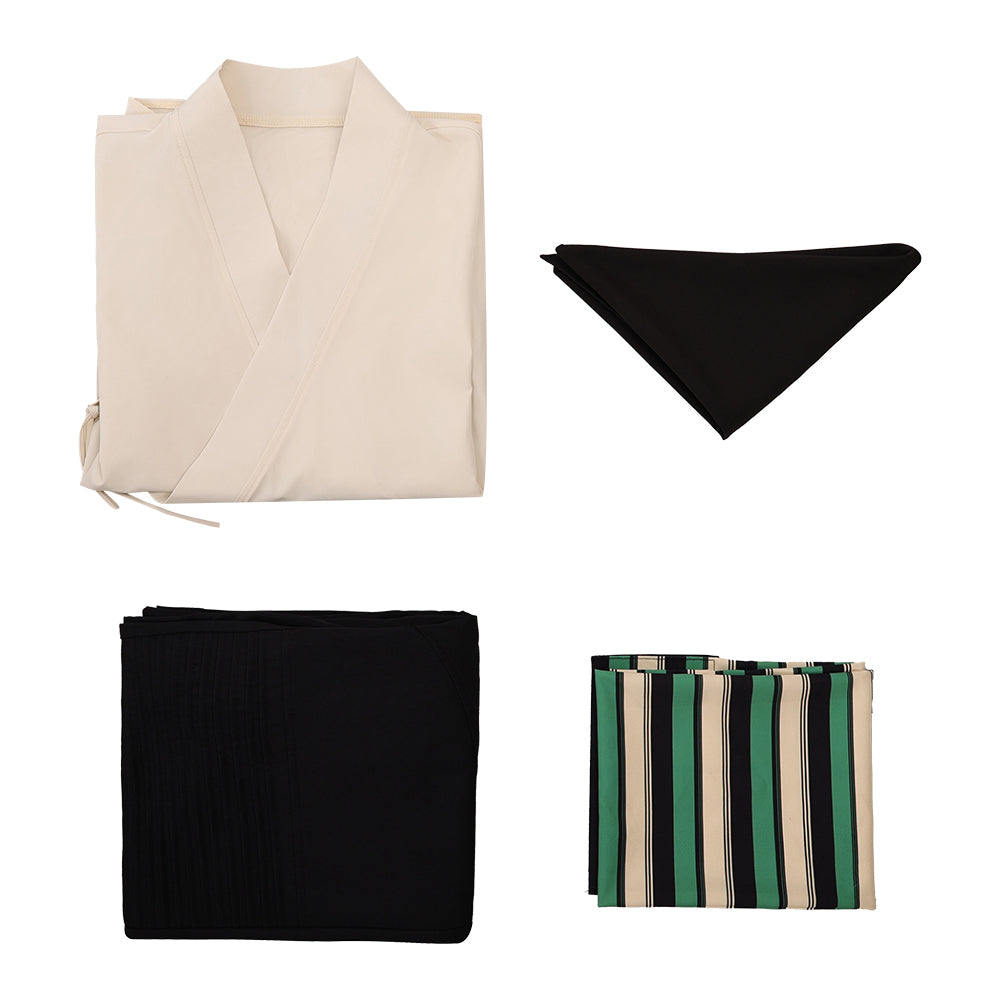 Zoro Kostüm Set One Piece Roronoa Zoro Cosplay Outfit 