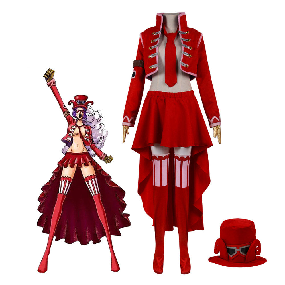 One Piece Cosplay Belo Betty Kostüm Halloween Karneval Outfits