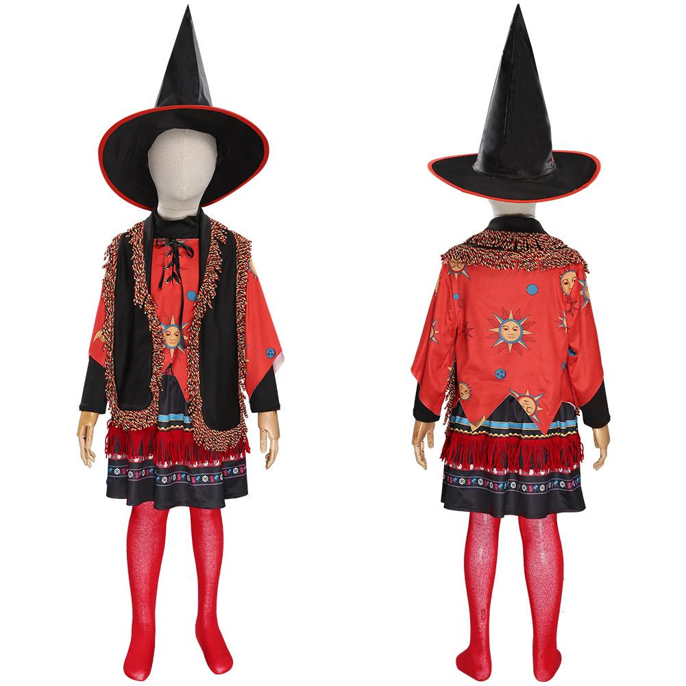 Hocus Pocus Dani Dennison Kinder Mädchen Kostüm Halloween Karneval Kostüm Set