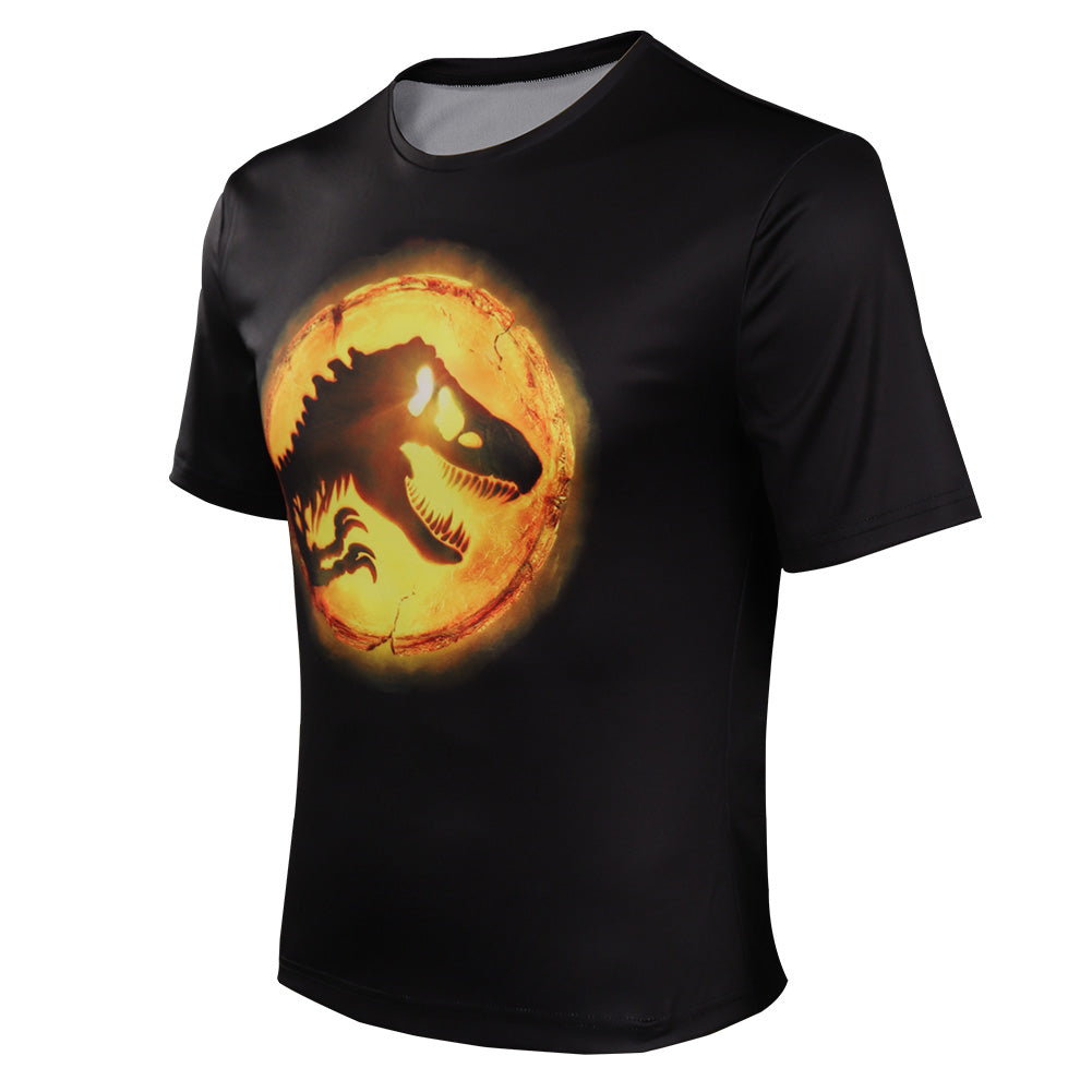 Jurassic World: Dominion (2022) Cosplay Top Erwachsene Sommer Kurzarm T-Shirt