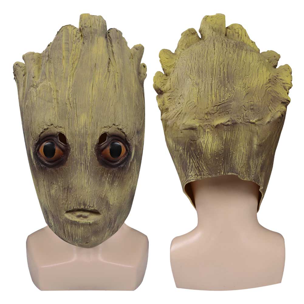 Guardians of the Galaxy 3 Ente Groot Mask Cosplay Latex Maske Helmet Halloween Party Requisiten
