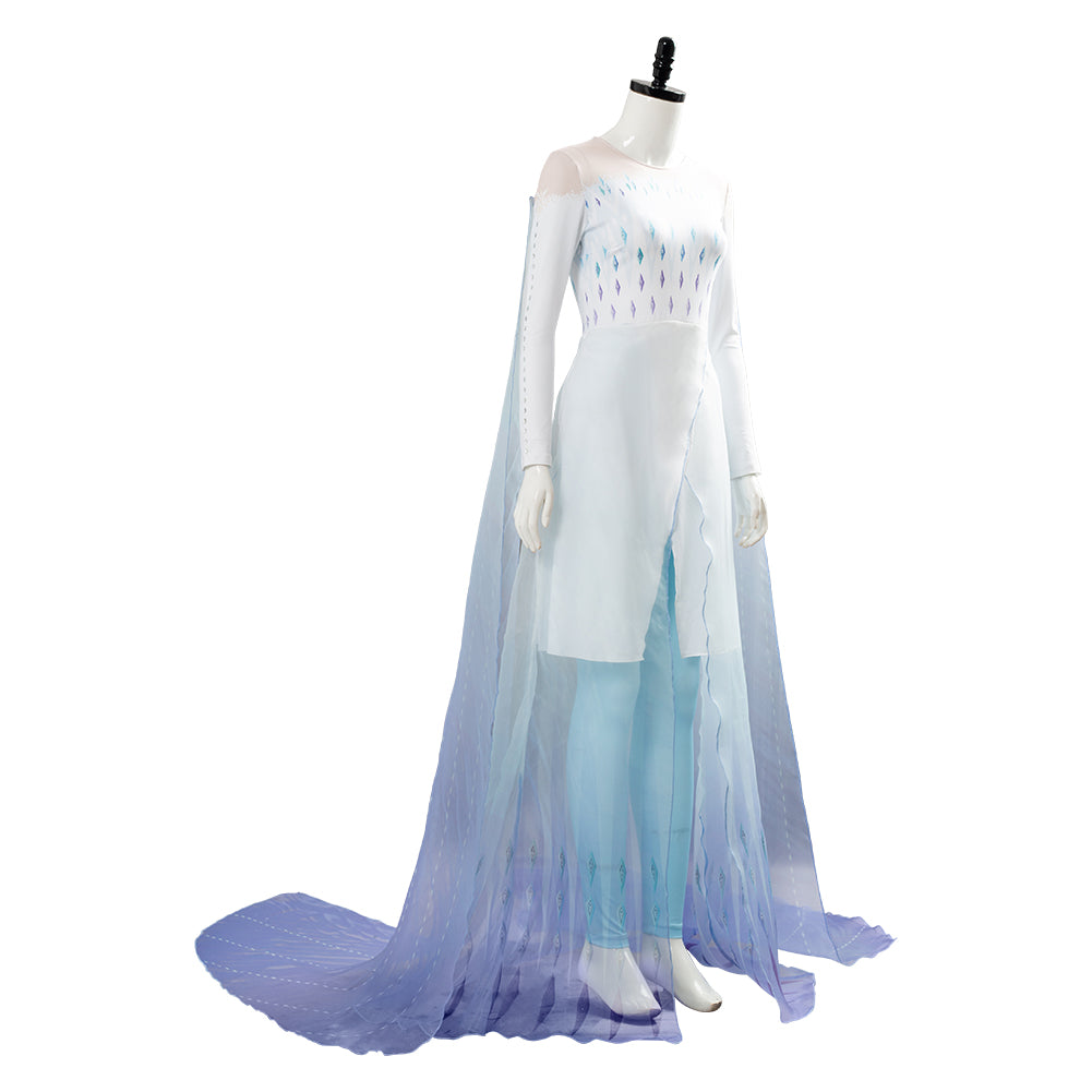 Frozen 2 Die Eiskönigin 2 Ahtohallan Elsa Kleid Cosplay Königin Elsa Kleid Cosplay Kostüm