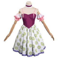 Sally Slater originell Kleid Haunted Mansion Sally Cosplay Halloween Karneval Kostüm