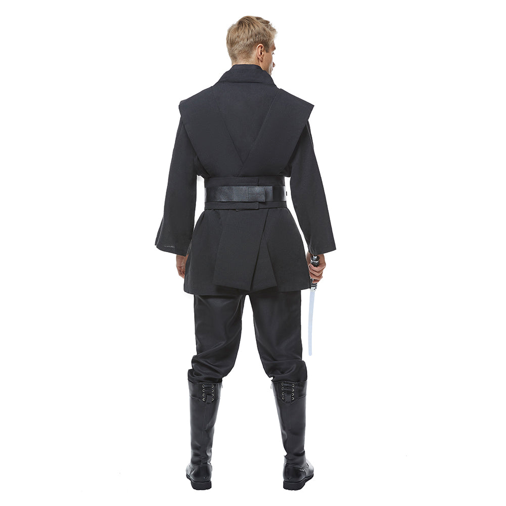 Anakin Skywalker Jedi Knight Cosplay Kostüm Version B Schwarz