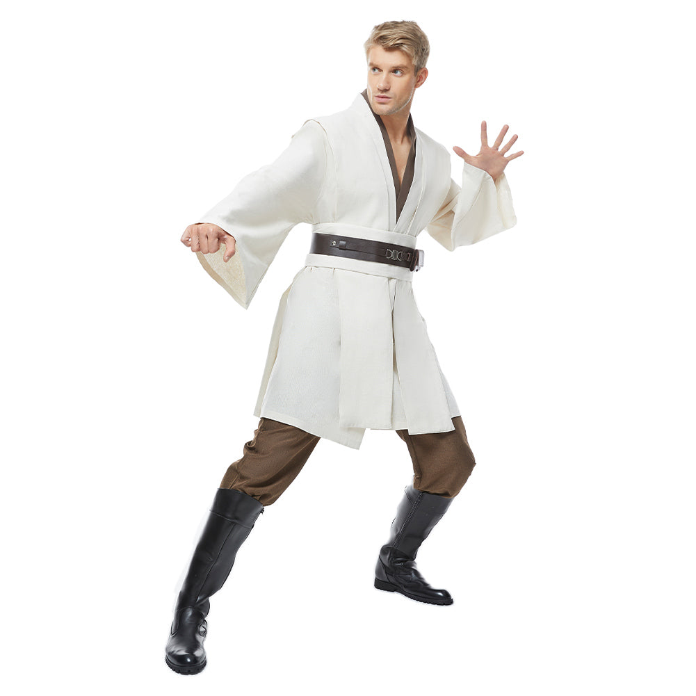 The Last Jedi Obi Wan Kenobi Cosplay Kostüm Version B Weiß