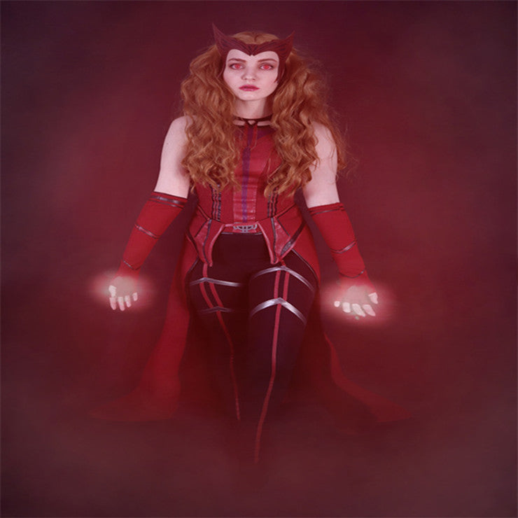 WandaVision Wanda Hexe Scarlet Witch Kostüm Cosplay Kostüm