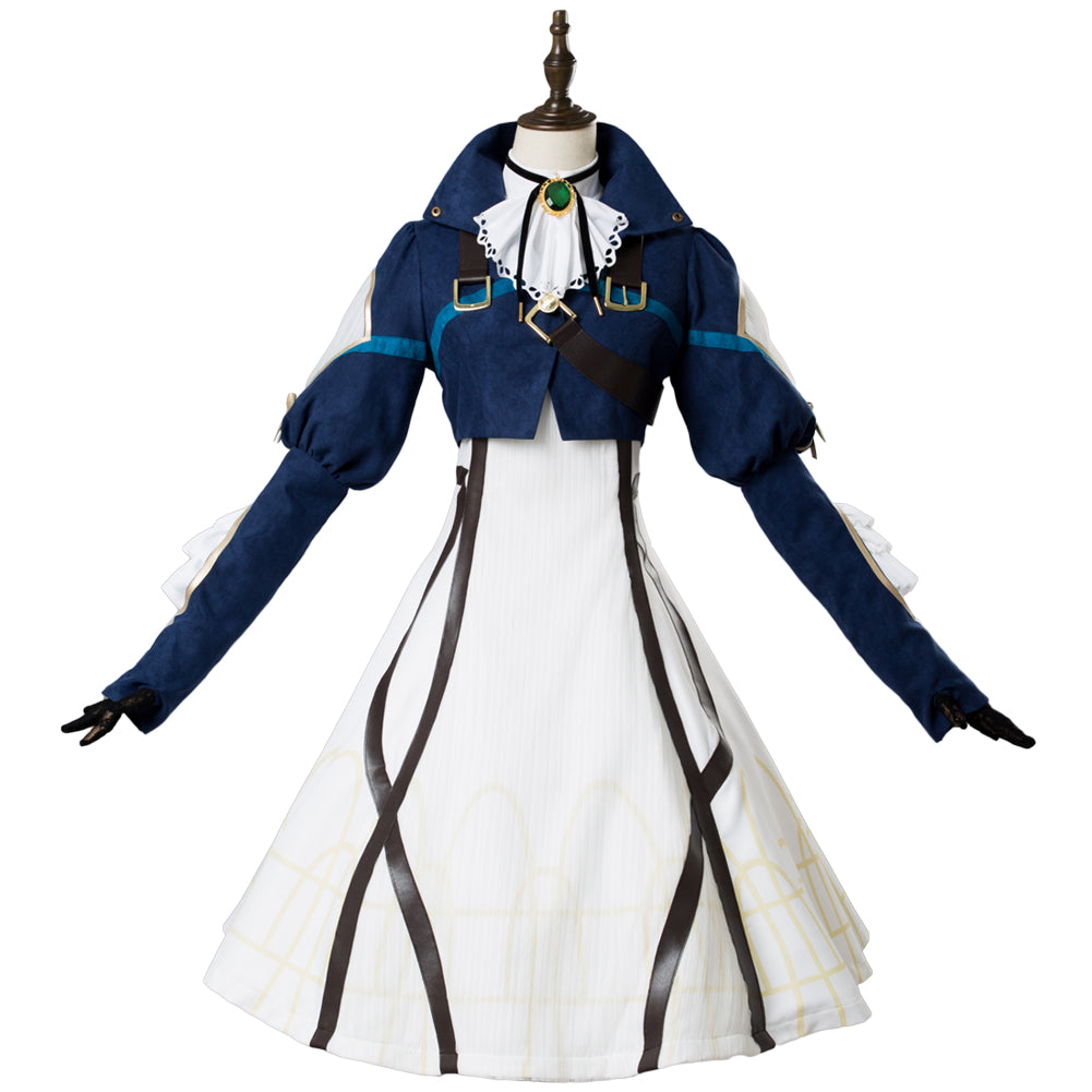 Violet Evergarden Vaioretto Evagaden Violet Kleid Cosplay Kostüm Karneval Outfits