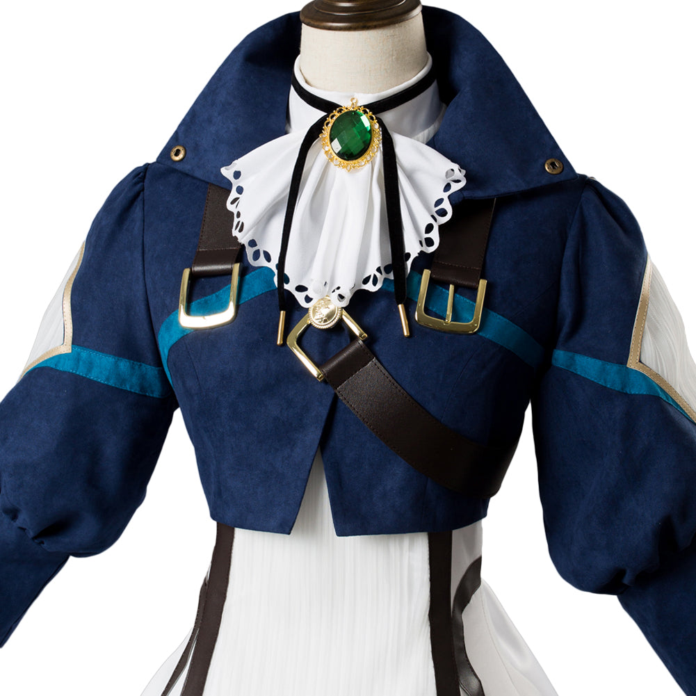 Violet Evergarden Vaioretto Evagaden Violet Kleid Cosplay Kostüm Karneval Outfits