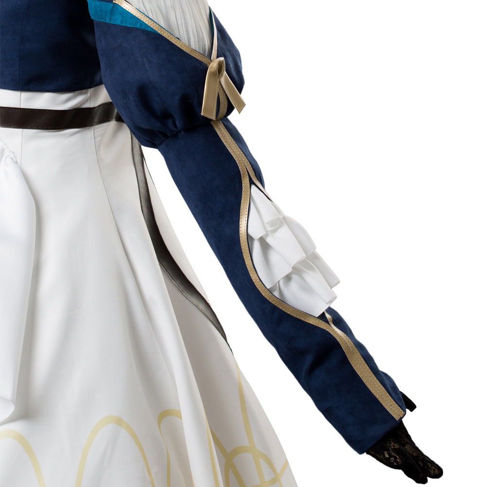 Violet Evergarden Vaioretto Evagaden Violet Kleid Cosplay Kostüm Karneval Outfits