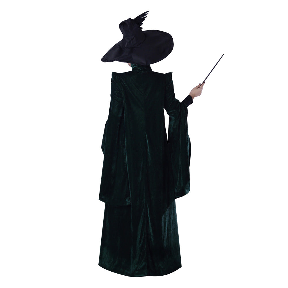 Harry Potter Haus Gryffindor Minerva McGonagall Cosplay Kostüm Set