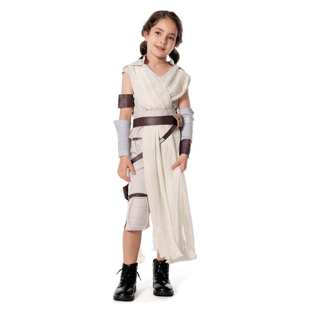 Kinder The Rise of Skywalker Rey Cosplay Kostüme Halloween Karneval Outfits